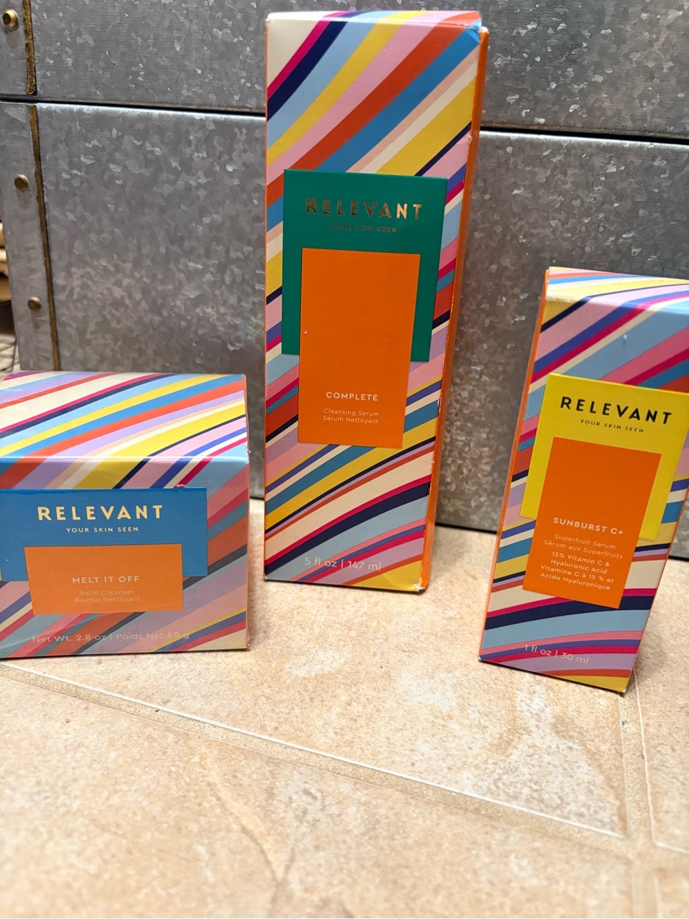 Relevant Melt It Off Balm Cleanser — Bright Blue & Orange Box